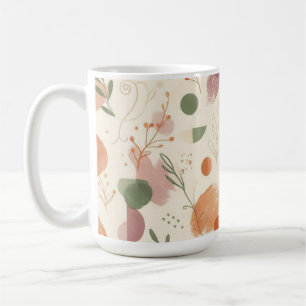 Verbrande Terracotta Stof Sage Boho Woestijn Varen Koffiemok