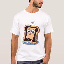 Verbrande toast met existentiële crisis