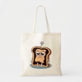 Verbrande toast met existentiële crisis tote bag