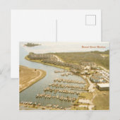  verbrande winkel Marina, Punta Gorda Florida Briefkaart (Voorkant / Achterkant)