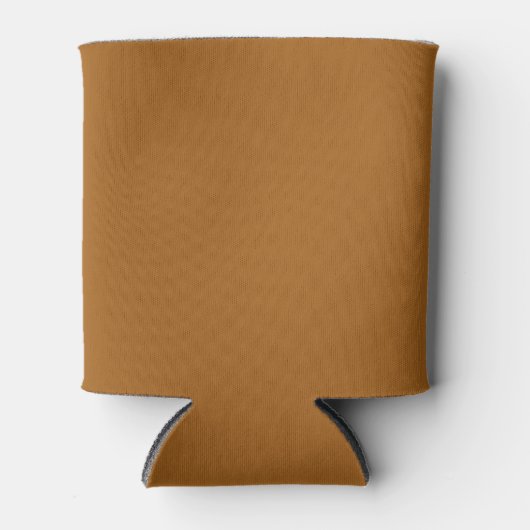 Verbrande Zand Effen Kleur Blikjeskoeler (Voorkant)