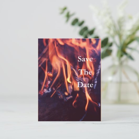 verbranden aankondigingskaart (Staand voorkant)