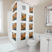 verbranden douchegordijn (In situ)