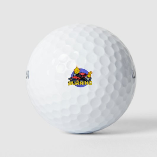 verbranden golfballen (Voorkant)