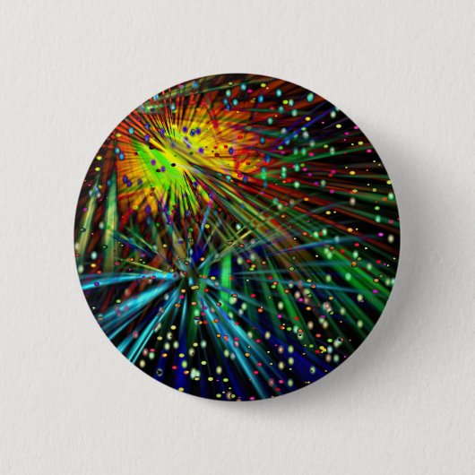 verbranden in de lucht ronde button 5,7 cm (Voorkant)