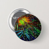 verbranden in de lucht ronde button 5,7 cm (Voorkant /achterkant)