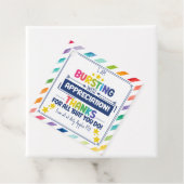 Verbranden met waardestijging CadeauLabel Bedankjes Labels (In situ)