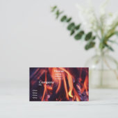 verbranden visitekaartje (Staand voorkant)