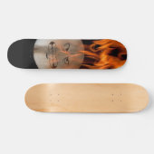 Verbrandend gezichtskateboard skateboard (Horizontaal)