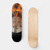 Verbrandend gezichtskateboard skateboard (Voorkant)