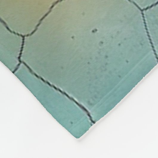 Verbrandend hart fleece deken (Hoek)