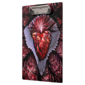 Verbrandend hart klembord (Links)