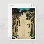 Verbrandend hart - Nielsen Briefkaart (Voorkant / Achterkant)