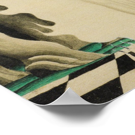 Verbrandend hart - Nielsen Poster (Hoek)