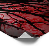 Verbrandend hart poster (Hoek)