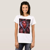 Verbrandend hart t-shirt (Voorkant volledig)