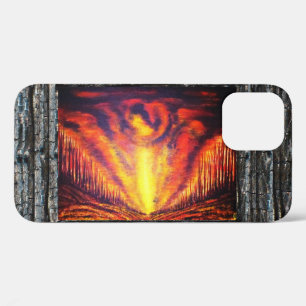 Verbrandend hemel iPhone 12 hoesje