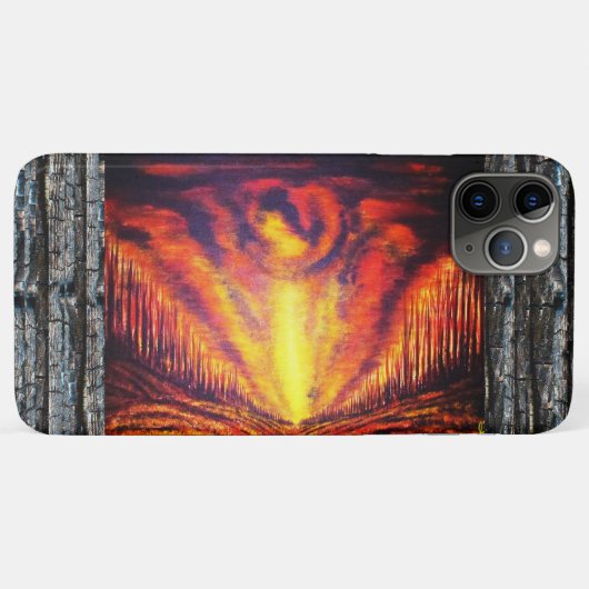 Verbrandend hemel Case-Mate iPhone case (Achterkant (horizontaal))