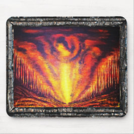 Verbrandend hemel muismat