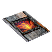 Verbrandend hemel notitieboek (Rechterzijde)