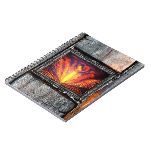 Verbrandend hemel notitieboek (Linkerzijde)