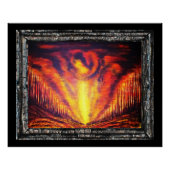 Verbrandend hemel perfect poster (Voorkant)