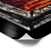 Verbrandend hemel perfect poster (Hoek)