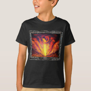 Verbrandend hemel t-shirt