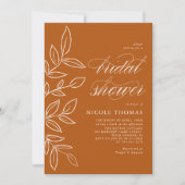 Verbrandend Oranje minimalistisch elastisch ledere Kaart (Voorkant)