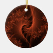 Verbrandend Oranje twist Ornament (Voorkant)