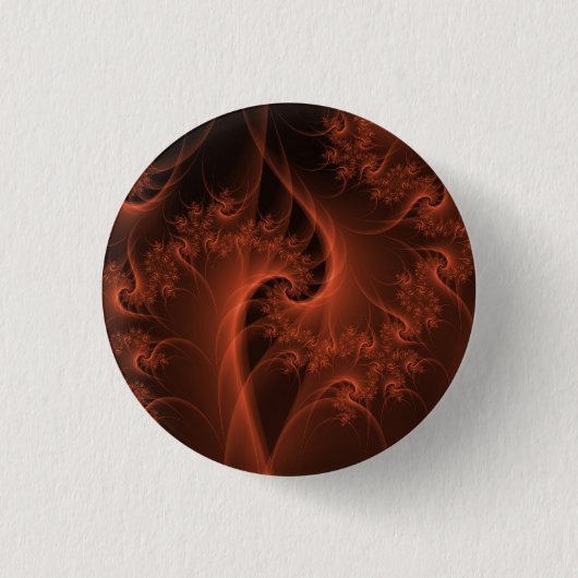 Verbrandend Oranje Twist Pinback-Button Ronde Button 3,2 Cm (Voorkant)