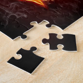 Verbrandend paard legpuzzel (Zijkant)