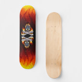 Verbrandend skateboard (Voorkant)