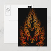 Verbrandend Struik Briefkaart (Voorkant / Achterkant)