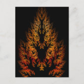 Verbrandend Struik Briefkaart (Voorkant)