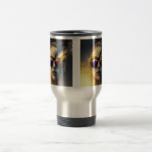 Verbrandende bril Reis/Commuter Mok, 15 oz Reisbeker (Center)