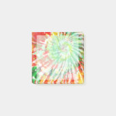 Verbrandende meerkleurige tintelingstang post-it® notes (Voorkant)