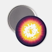 Verbrandende ster magneet (Voorkant / Achterkant)