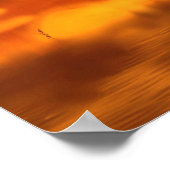 Verbrandende zonsondergang poster (Hoek)