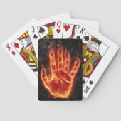 Verbranding hand pokerkaarten (Achterkant)