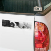 Verbranding! Kiss My Smoke Bumpersticker (Op Truck)