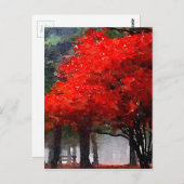 Verbranding najaar briefkaart (Voorkant / Achterkant)