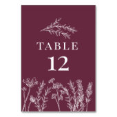 Verbranding Oranje kaardbloemkaartnummer Kaart (Voorkant)