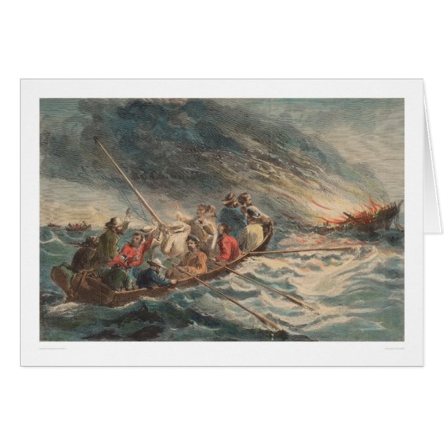 Verbranding van de Californische klip "Hornet" (25 (Voorkant Horizontaal)