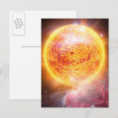 Verbranding van de nevel briefkaart (Voorkant / Achterkant)