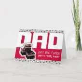 Verbranding van de rode kaart van de Vaderdag of d (Voorkant)