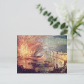 Verbranding van de woningen van het Parlement door Briefkaart (Staand voorkant)