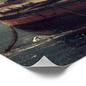 Verbranding van de woningen van het Parlement Poster (Hoek)