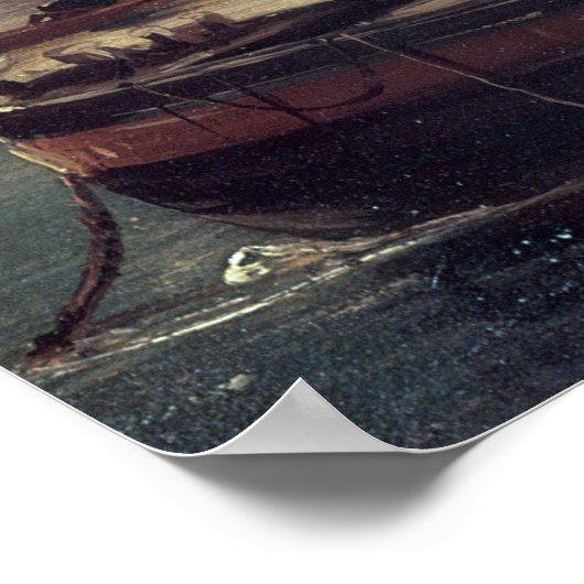 Verbranding van de woningen van het Parlement Poster (Hoek)