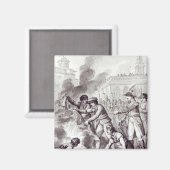Verbranding van Engelse goederen in Amsterdam Magneet (Voorkant / Achterkant)